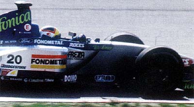 The Nurburgring, 1999, and Luca drove brilliantly to be in 4th place with a few laps to go. When his gearbox gave way, his place on this site was assured.