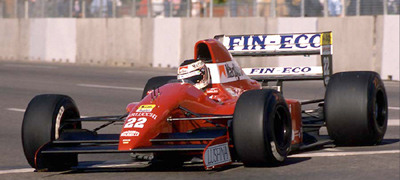 1991. USA. At Phoenix Lehto retired with clutch problems.