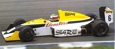 1990. Marco finishes 2nd at Jerez in FIRST Reynard 90D Mugen.