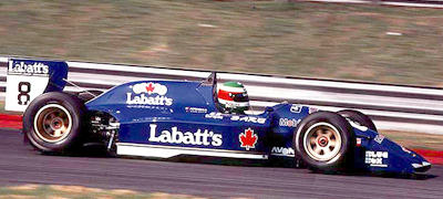1991. Apicella driving PSR Lola T91/50 Mugen