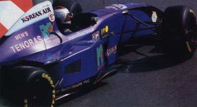On occasions, Verstappen in the new Simtek S951 absolutely flew. If the team had more money, and the car more reliability, points looked more than a definite possibility.